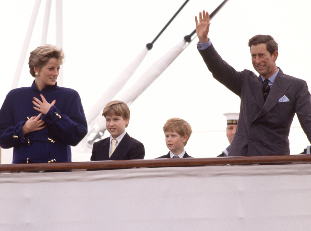 Princess Diana, Prince William, Prince Harry, Prince Charles 
